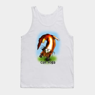 cat yoga 1 Tank Top